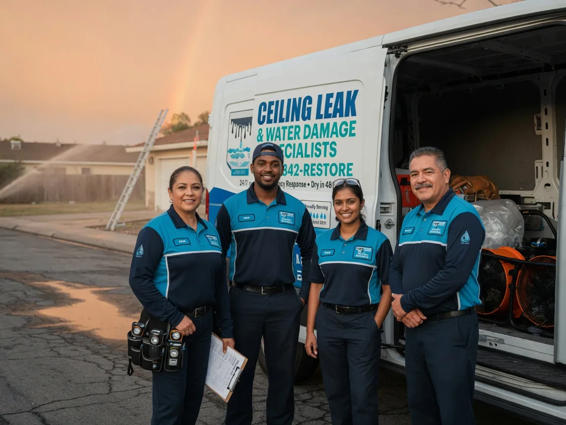Ceiling Leak Cleanup company in Oxford, MI