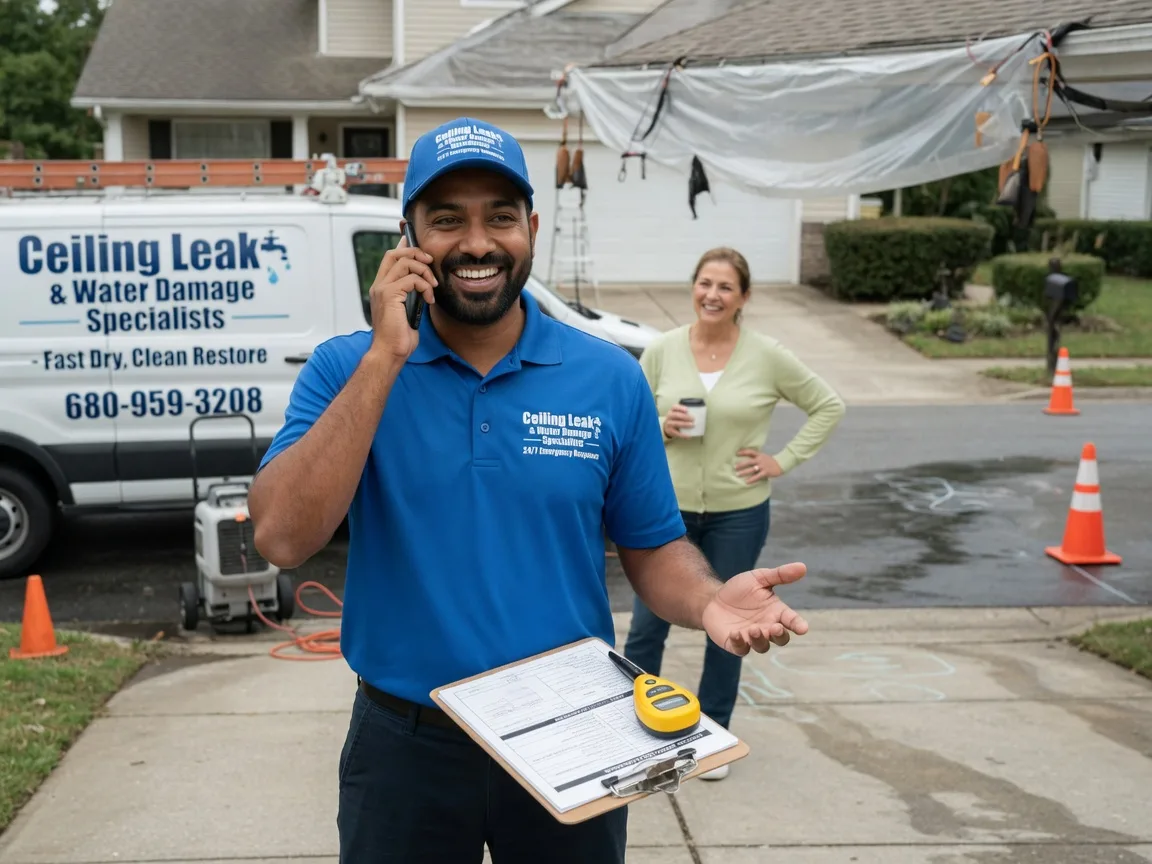 Ceiling Leak Cleanup Oxford, MI FAQs